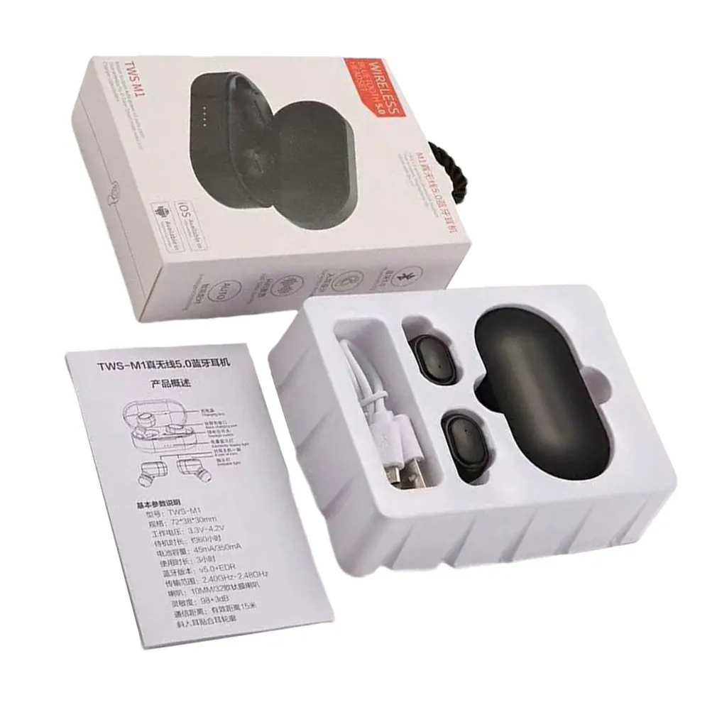 Bluetooth Earphone Wireless with Charging Box Wireless In Ear Sport Headset Gaming Earphone for Smart Phone