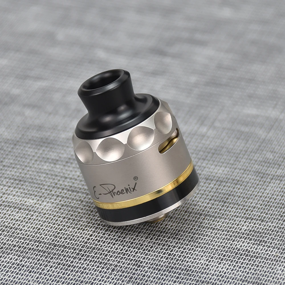 

E-Phoenix Resurrection V2 rda Single Coil or Dual Coils airflow intake adjustable Rebuildable Atomizer Tank