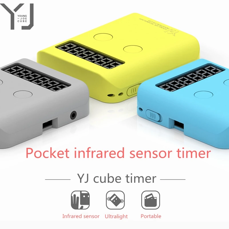 Livraison rapide nouveau YJ puzzles cube magique minuterie poche portable innovant capteur infrarouge minuterie cube minuterie tasses volantes jouets minuterie