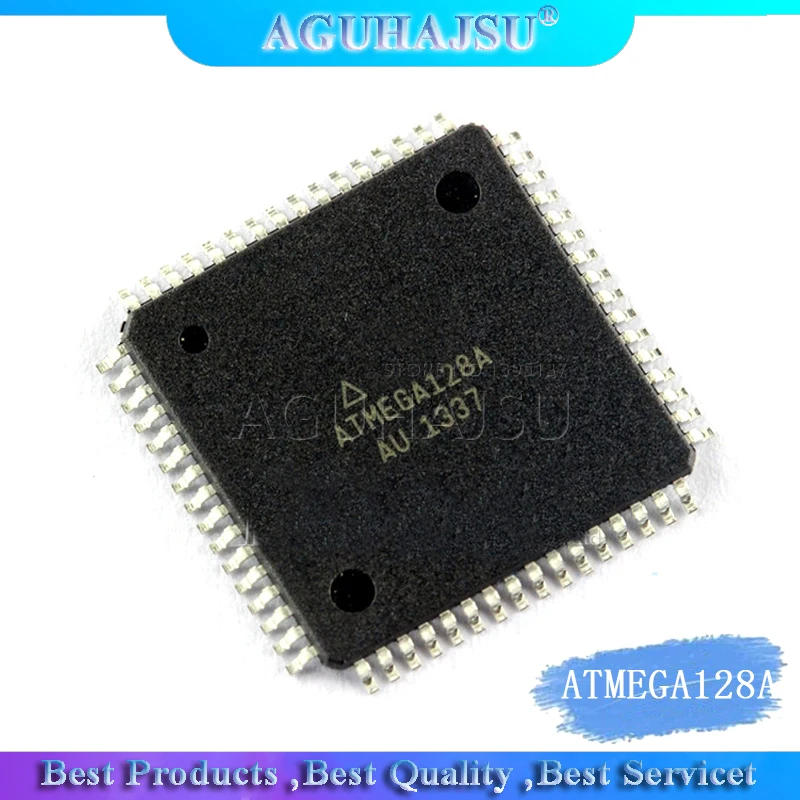 5 шт. ATMEGA128A-AU QFP ATMEL ATMEGA128A TQFP64 программируемая вспышка | Электронные компоненты и