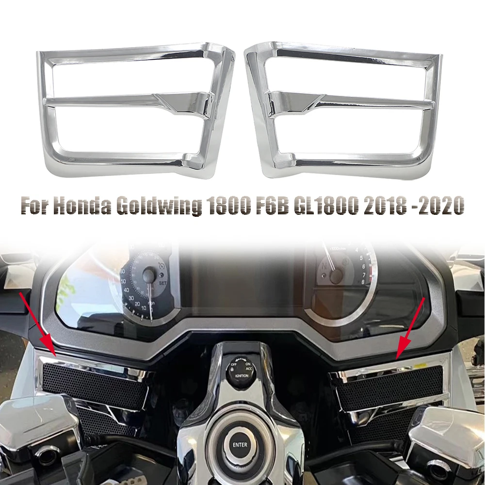 

Для Honda Goldwing 1800 F6B GL1800 новая хромированная решетка для мотоцикла 2018 2019 2020 2021 2022