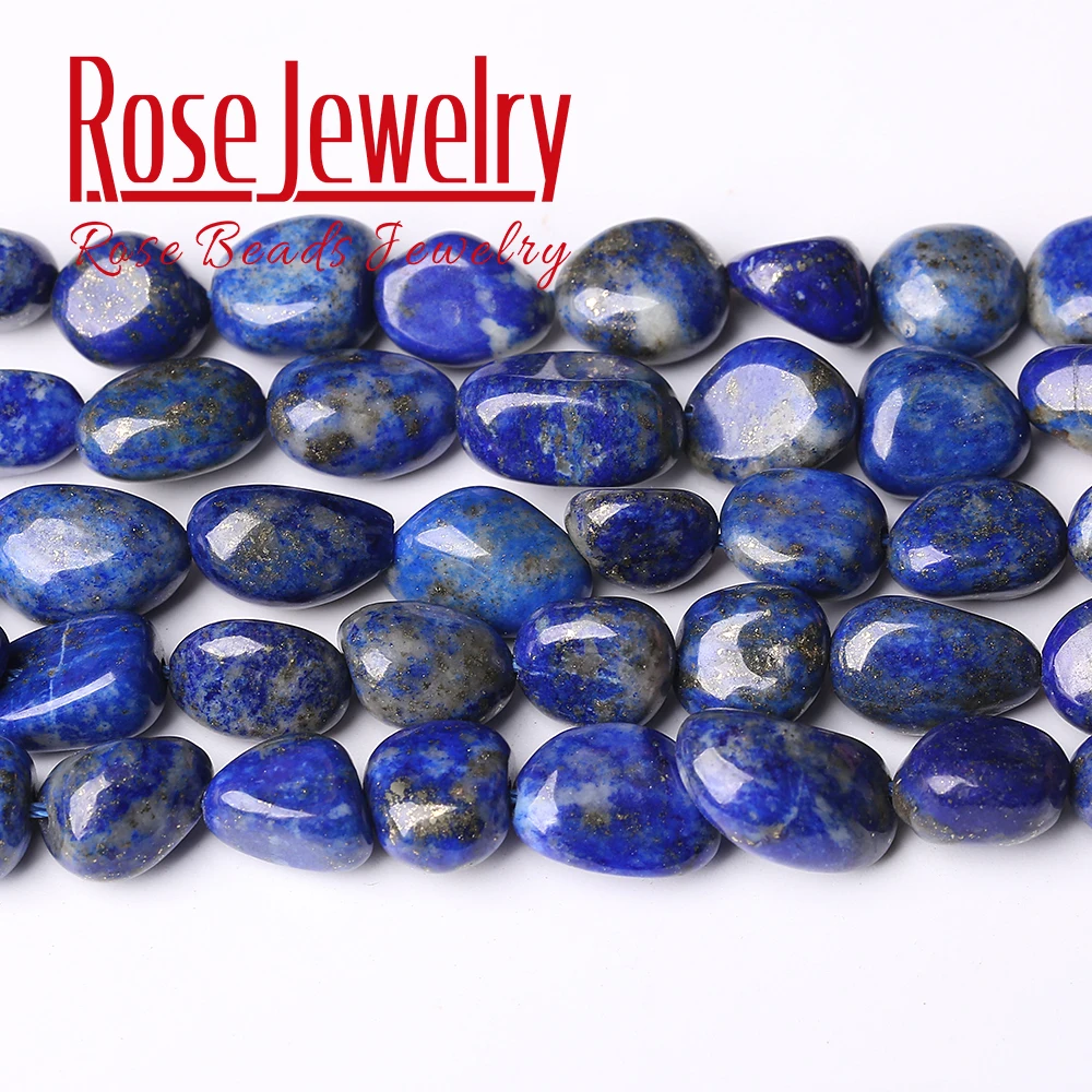 Wholesale Natural LAPIS LAZULI Gemstone Spacer Loose Beads Jewelry Making 4-10 mm 
