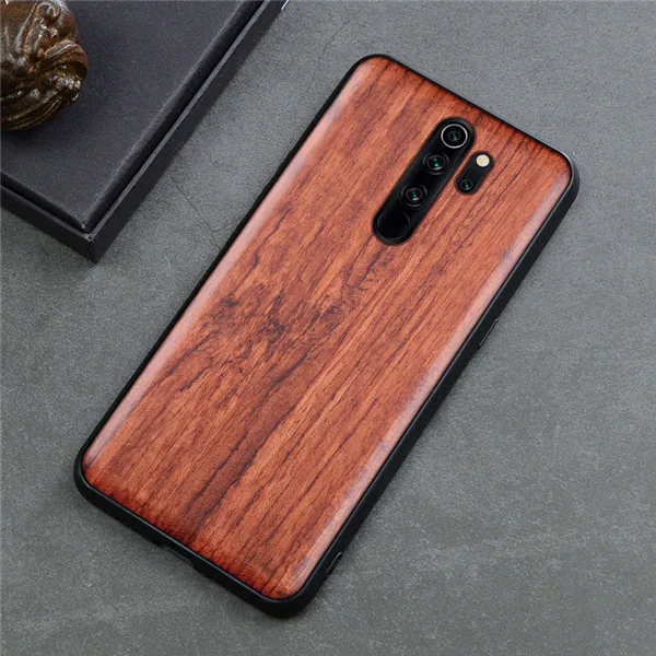 Color 1 Деревянный чехол для Redmi Note 7, чехол для Xiaomi Redmi Note 8 Pro, Роскошный чехол из дерева K20 Pro, чехол из ТПУ, бампер Note 8, чехол для Redmi Note 8, чехол - Цвет: Color 1
