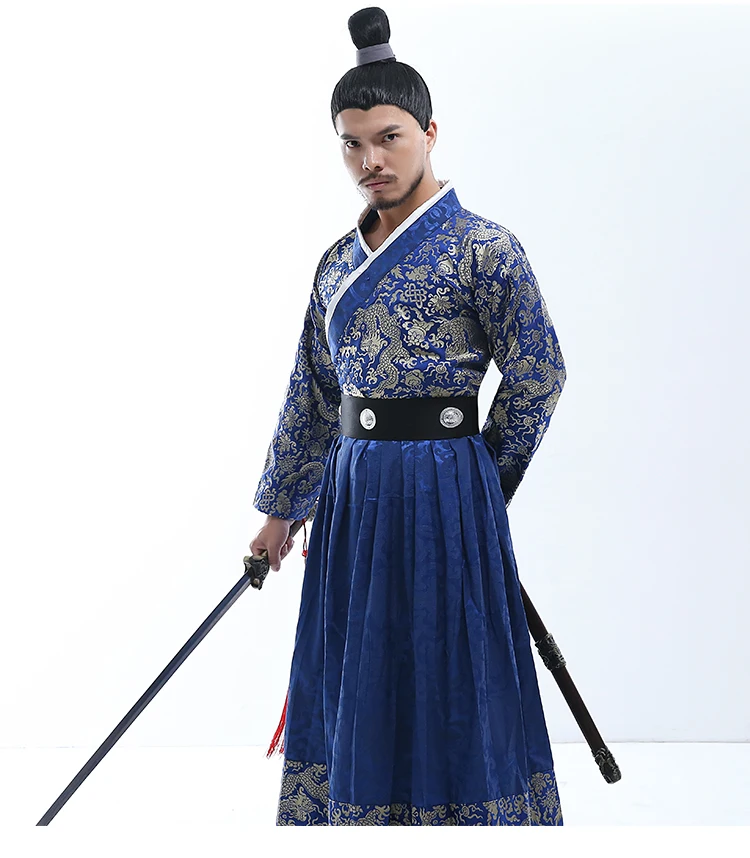 Ming System Hanfu Male Dragging Flying Fish Suit Jin Yiwei Print Domineering Mar