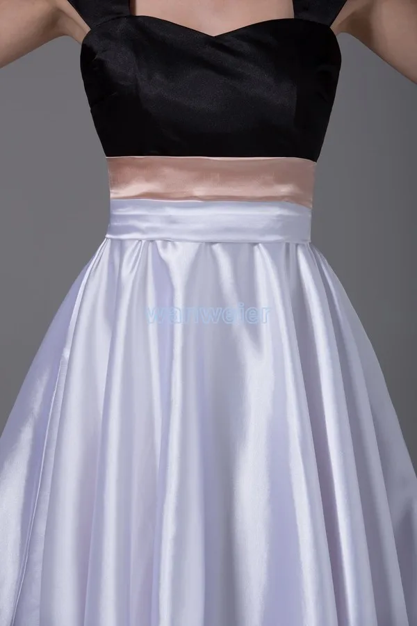Срочное поступление vestido de noiva популярное ТРАПЕЦИЕВИДНОЕ платье для выпускного вечера,, официальное атласное платье размера плюс, Вечерние Платья для подружек невесты