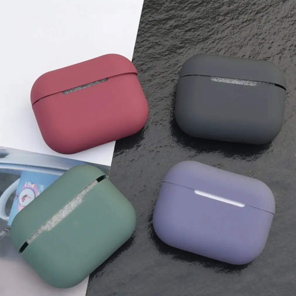 Soft Silicone Earphone Case for Apple Airpods Pro Protective Cover Case Skin Earphone Accessorie for AirPods pro 3