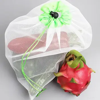 

Multi-Size Durable Multifunction Practical Storage Bag Storage Mesh Bag Reusable Mesh Produce Bags Hanging Baskets