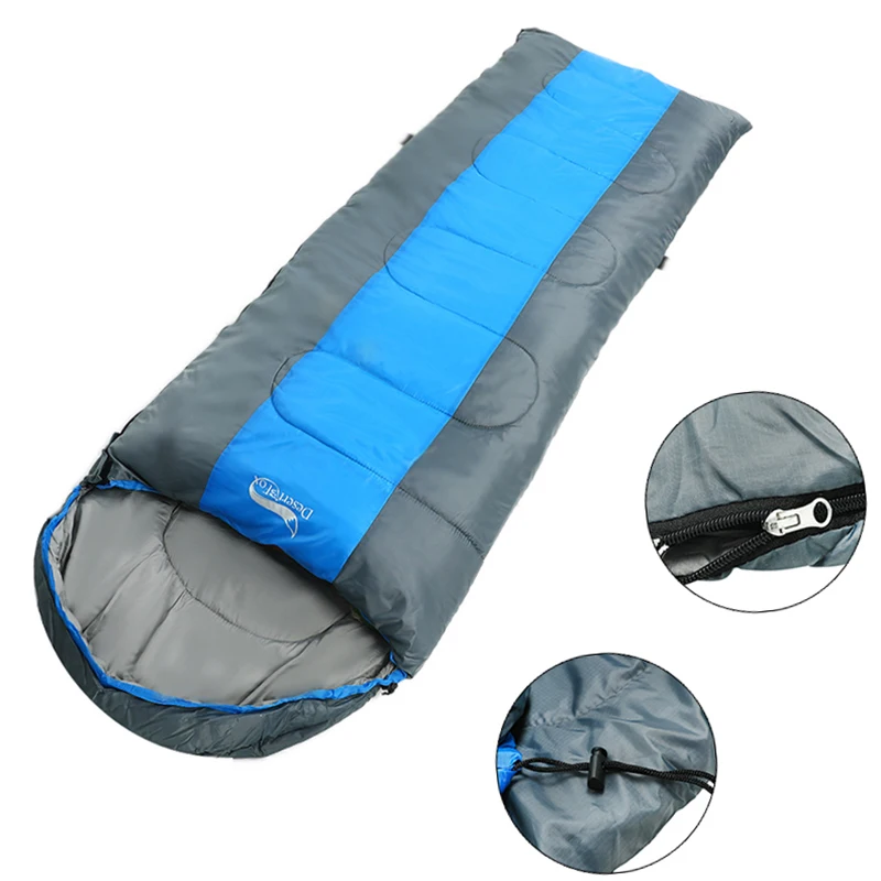 

For Camping Hiking Backpacking Envelope Sleeping Bag with Compression Sack Portable Lightweight Newly