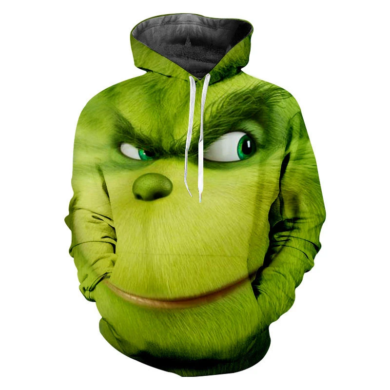 Green monster hoodie Clearance