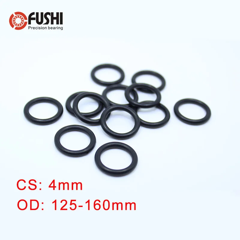 CS4mm NBR кольцо OD 125/130/135/140/145/150/155/160*4 мм 20 шт. укладка кристаллов уплотнительное