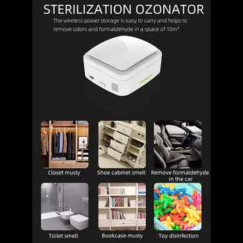 

Dropship X1 USB rechargeable air purifier mini ozone generator portable car in addition to formaldehyde office bedroom purifier