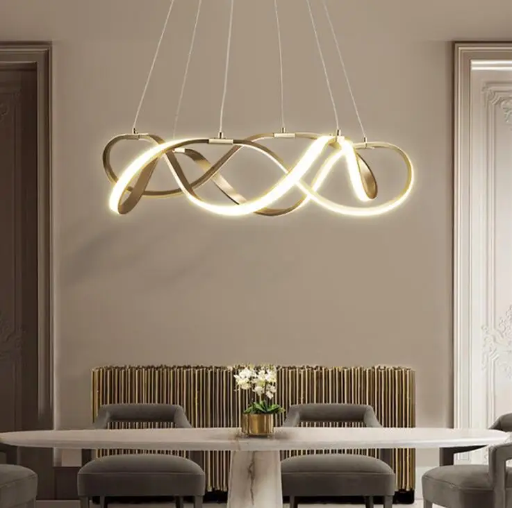 Postmodern chandelier living room dining lamp hall villa creative personality art designer atmosphere simple and light | Лампы и