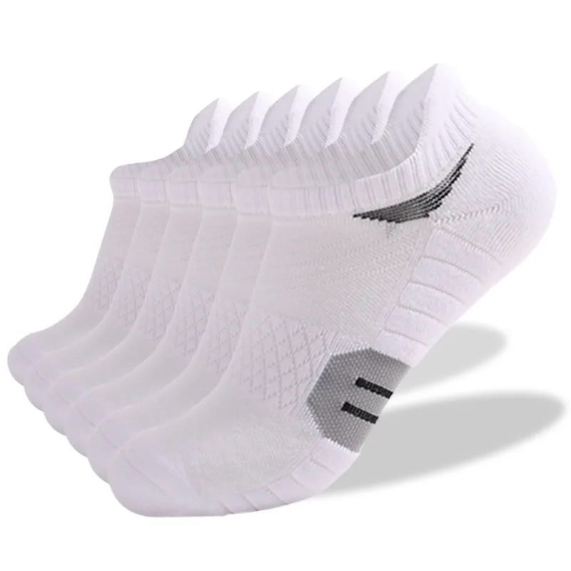 Athletic Running Socks for Men Women Cushioned Sports Ankle Socks Low Cut Outdoor Breathable Moisture Wicking 6 Pairs