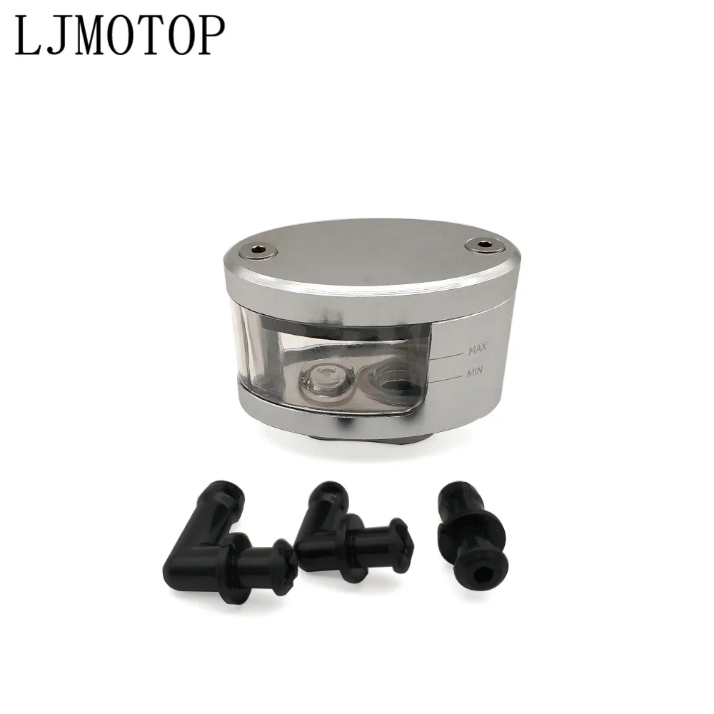 Silver Oil Cup Мотоцикла с ЧПУ Тормозная жидкость масло резервуар чашка бак+ кронштейн для KAWASAKI Z750S Z750 ZX6 ZX9R ZXR400 ZZR600 Z1000 ZX10R - Цвет: Silver Oil Cup