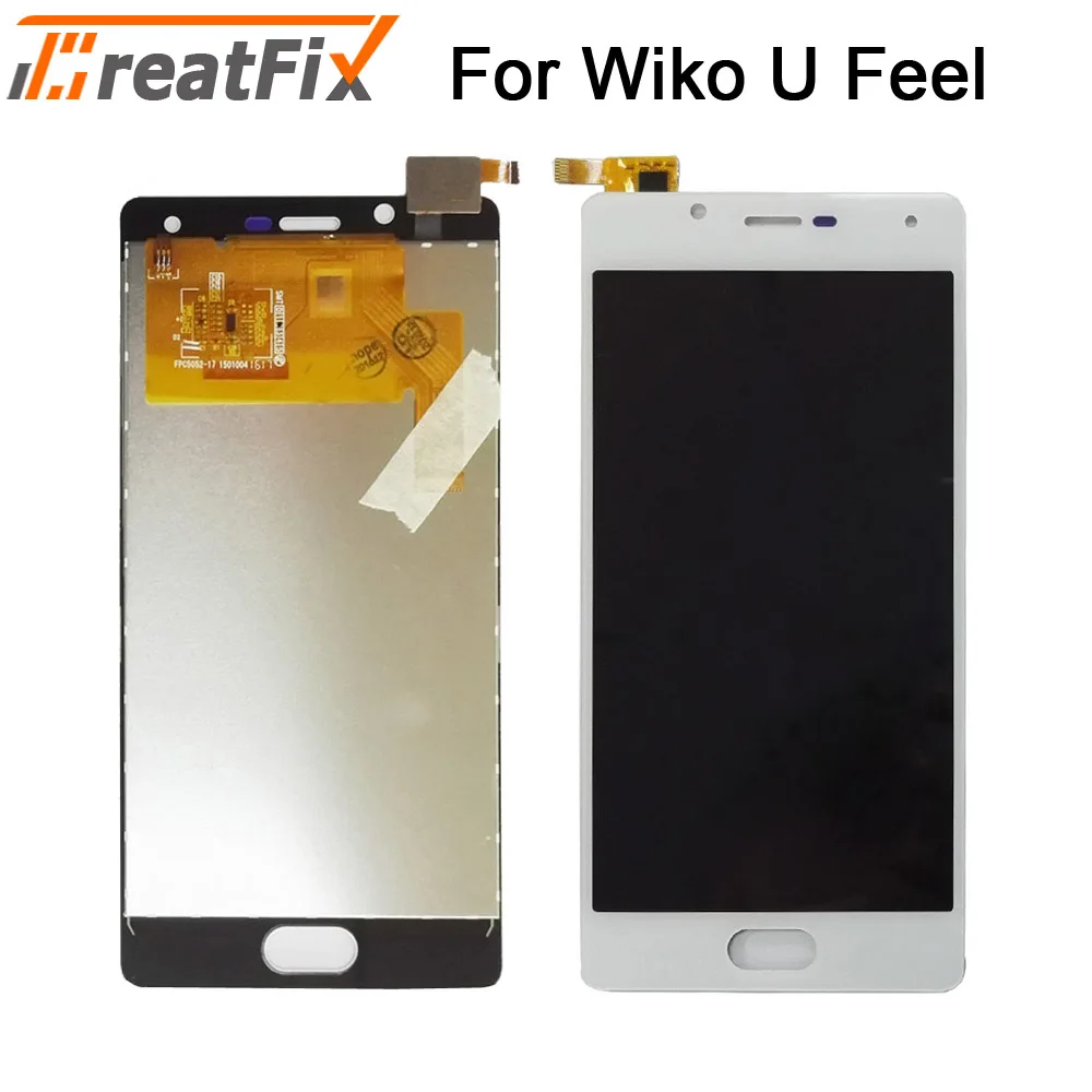 Протестированный сенсорный экран дигитайзер ЖК-дисплей для Wiko u feel Ufeel Lite ЖК-дисплей с сенсорным экраном в сборе ЖК-дисплей ufeel go u feel fab