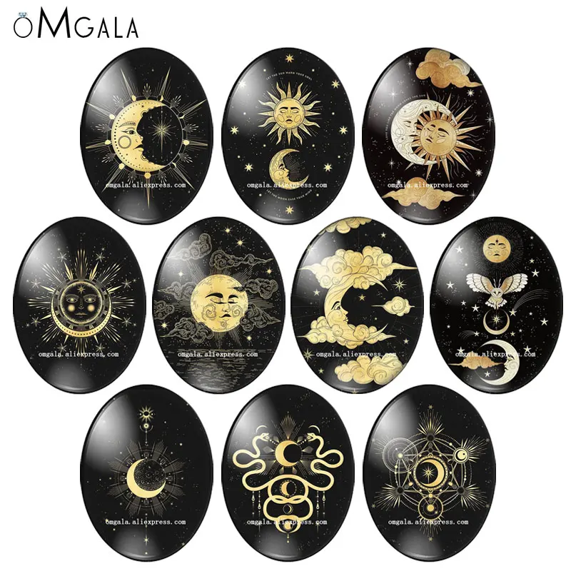 Овальный кабошон с плоским основанием для фотографий рисунок изображением