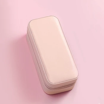

New Korean-Style Candy-Colored Portable Rectangular Jewlery Box Stud Earrings Necklace Jewelry Storage Box