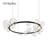 Clear Glass Bubble LED Chandelier Hall Parlor Lighting Fixtures Restaurant Bedroom Modern Hanglamp Cord Adjustable G9 Loft Deco ► Photo 2/6