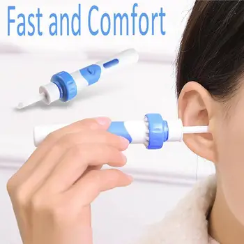 

Earwax Removal Soft Massage Cleaner Electric Smart Earpick Ear Cleaner Suck Out Clean Prevent Ear Care Kit Tools New