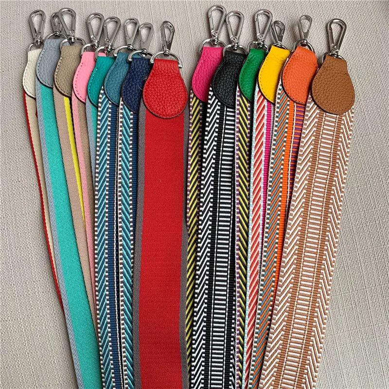 

Fashion woven wide shoulder strap 14 colors for choice Perfect match with bags