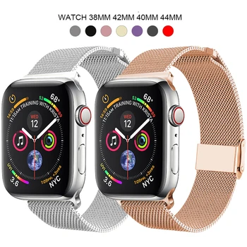 

Milanese Loop Bracelet Stainless Steel band For Apple Watch series 1 2 3 42mm 38mm strap for iwatch 4 5 40mm 44mm watchband
