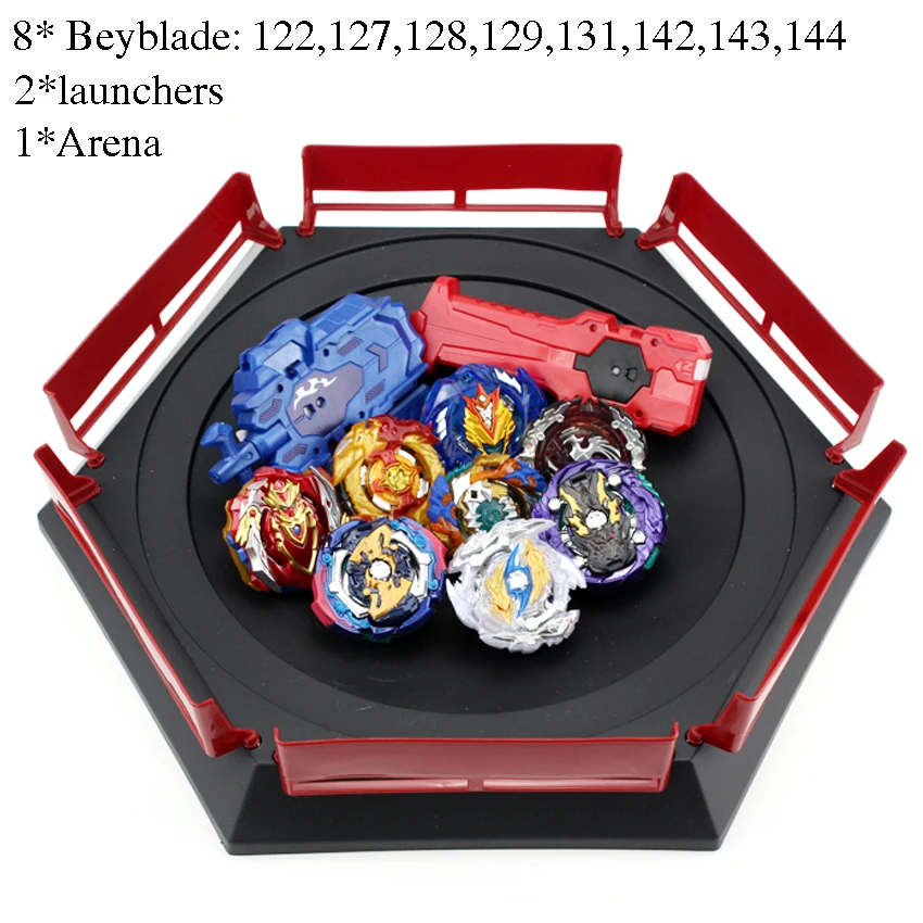 Beyblade Burst Bey Blade игрушка из металла Funsion Bayblade набор коробка для хранения с ручкой пусковая установка игрушки арена для Childr