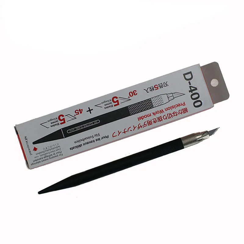 Резак D-400 художественный нож ручка нож ремесло нож хобби нож ручной работы дизайн нож для точной работы с 10 лезвиями