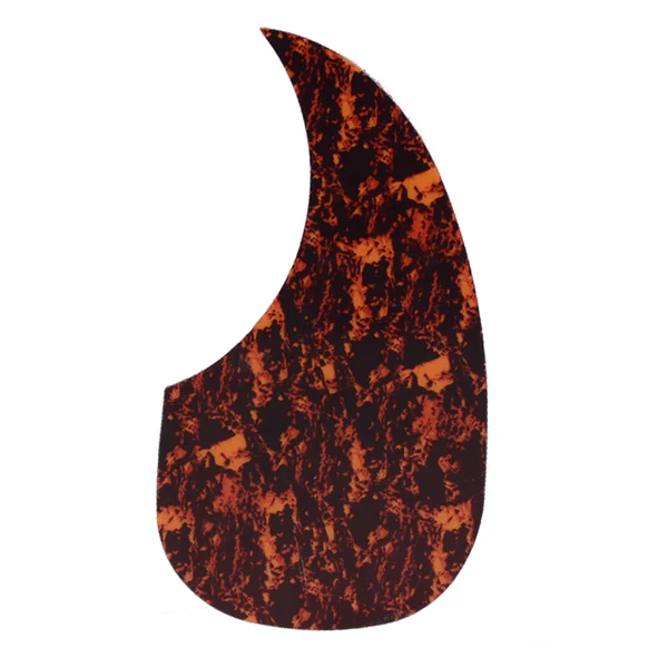 B 1 шт. многоцветный медиатор для акустической гитары палочки Guard стикер запятые стиль для акустической гитары 4" 41" - Цвет: B