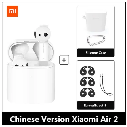 Xiaomi Airdots Pro 2 TWS Беспроводная bluetooth-гарнитура интеллектуальное управление LHDC Tap двойной микрофон ENC беспроводные bluetooth-наушники - Цвет: With white case