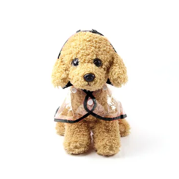 

6 Style Pet Jacket Rain Dog Transparent Raincoat Adjuastable Waterproof Coat Small Medium Large Dogs Hooded Windproof For Dog
