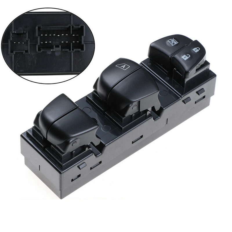 

Front Left Electric Power Window Control Switch Driver Side for Nissan Tiida 2011-2014 25401-3DF0B
