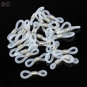 

100pcs/lot Sport Glasses Rope Eyeglasses Chains Eyewear Accessories Holders Black Clear White Color DIY Findings F2163