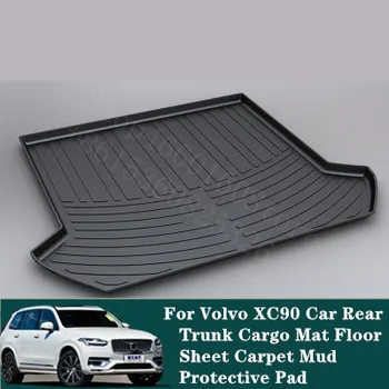 

Puou Non-Slip Waterproof 3D For Volvo XC90 2013-17 Mat Rear Trunk Liner Cargo Floor Tray Carpet Guard Protector Car Accessories