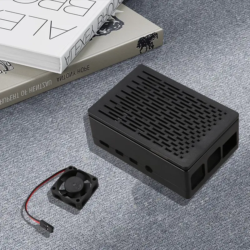 Чехол с вентилятором двойная функция для Raspberry Pi 4B не включает Raspberry Pi