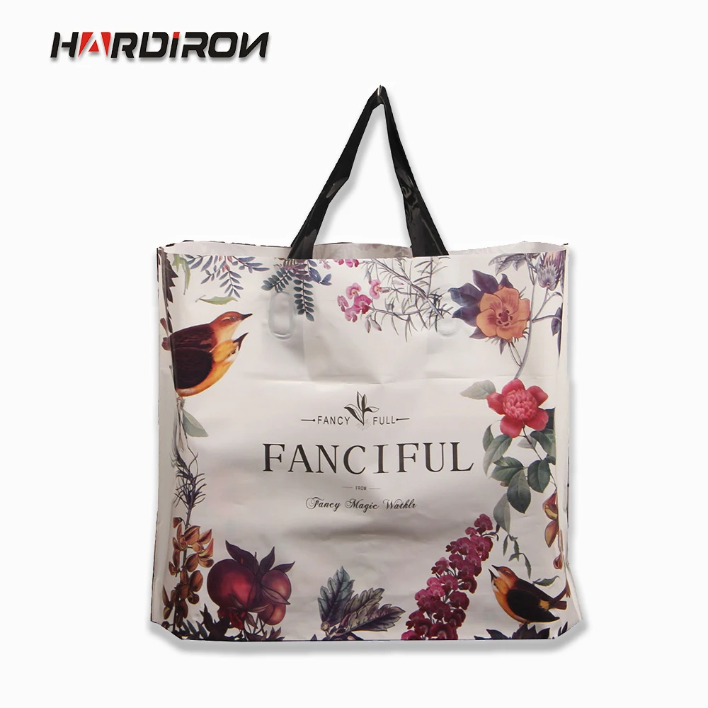 48 шт белый цветок и птица шаблон одежды сумка черная ручка большой емкости