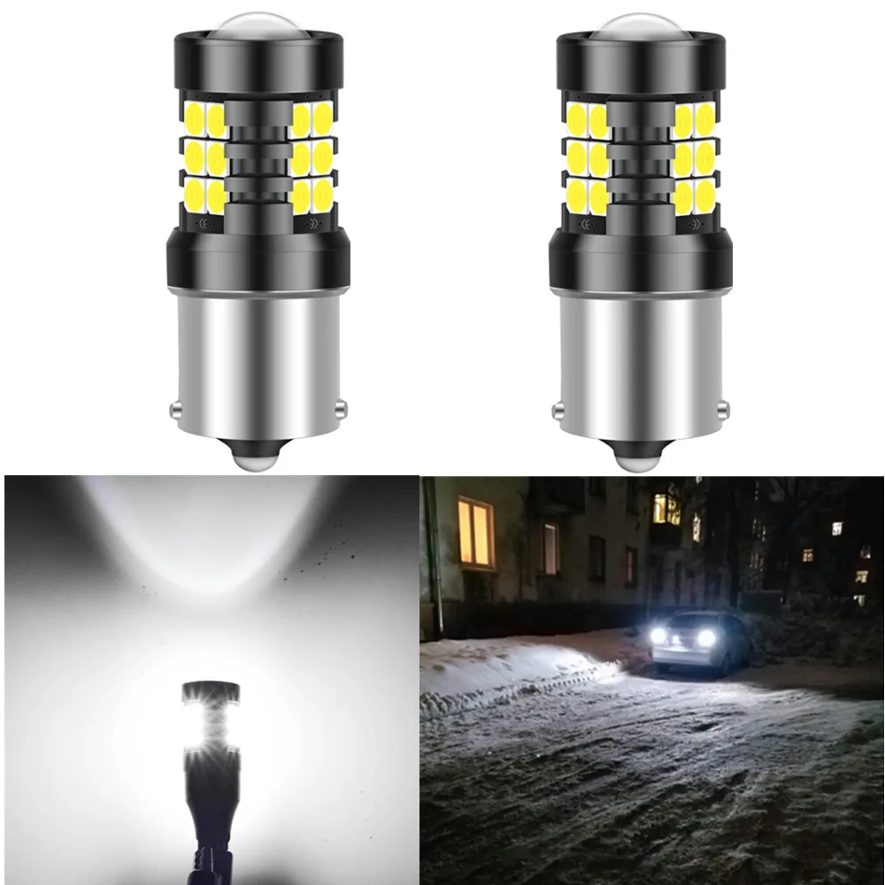 

2pcs Canbus LED Bulbs 1156 BA15S P21W LED T15 W16W LED T20 T25 Car Turn Signal Light For hyundai solaris i40 i10 i20 ix35 kona