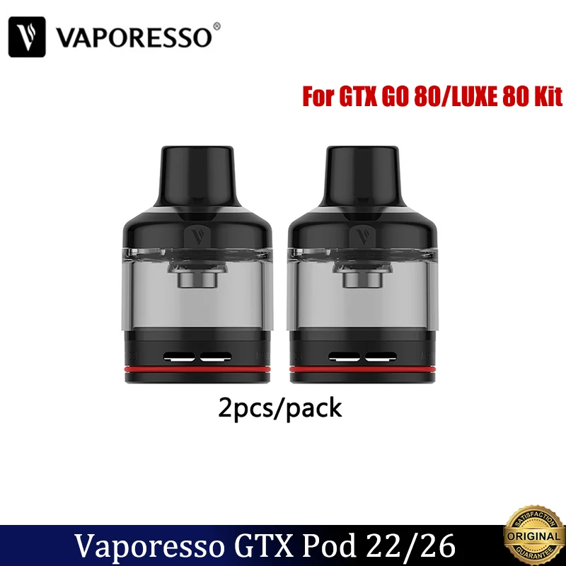 Tanie 2 sztuk oryginalny Vaporesso GTX Pod 22 3.5ML dla GTX GO 40