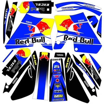 

New Full Graphics Decals Stickers Custom Number Name 3M Matte Stickers Waterproof For YAMAHA DT200WR