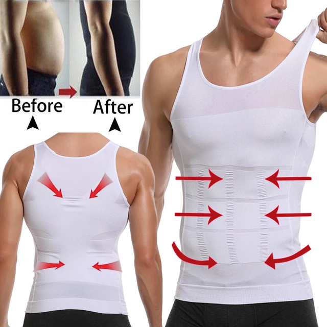 Abs Undershirts Shapewear Shirts  Men's High Compression Tank Top -  Compression - Aliexpress