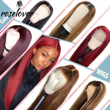 

Hd Lace Wig Transparent Lace Front Human Hair Wigs Pre Plucked Hairline Bleached Konts Remy 13*6 Brazilian Human Hair 150% 8-24"