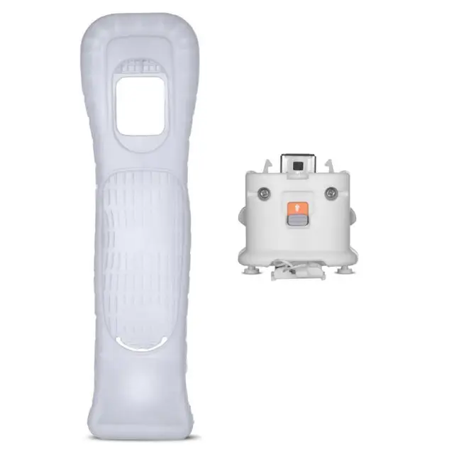 For Nintendo Wii Motion Plus Adapter Sensor Intensifier Remote Controller Motion Enhancer Handle Accelerator Games Accessories as shown