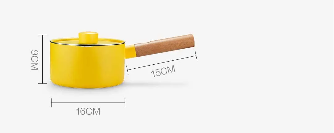 Xiaomi Youpin мини кастрюли для молока, горшки, рождественский подарок, шоколадный молочный суп, не прилипающий, для приготовления пищи, общего использования, для газовой и индукционной плиты