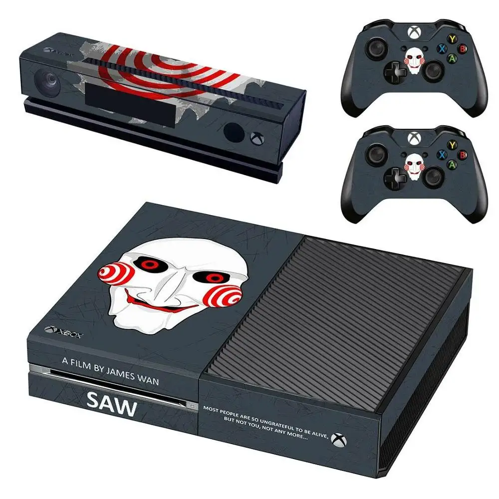 GSTM1348 Виниловая наклейка s для Xbox one, наклейка Pegatinas для Xbox one, консоль Kinect, два контроллера - Цвет: GSTM1348