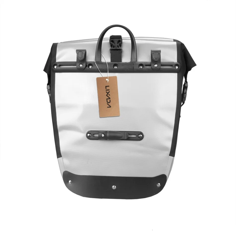 Lixada 20L роликовый велосипед Pannier велосипедный задний пакет сумка Водонепроницаемая MTB Велосипедное Сиденье Сумка для багажника Велосипедное снаряжение - Цвет: Silver