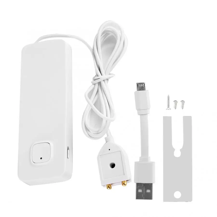 Умный Wifi детектор утечки воды Датчик usb зарядка для Google Assistant/Tuya Сигнализация утечки воды для Amazon Alexa