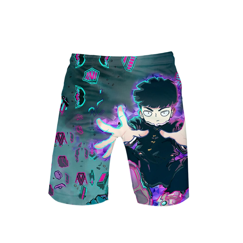 3D печатных шорты для мужчин Mob Psycho 100 Kpop модные шорты в уличном стиле горячая распродажа Повседневная одежда подходит для лета