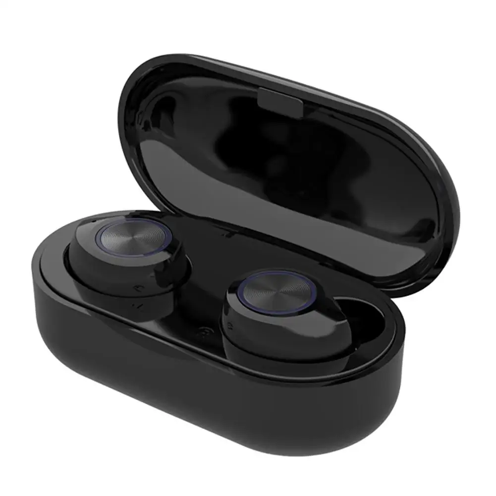 TW60 беспроводные наушники tws Bluetooth 5 0 сенсорная гарнитура Спортивная Черные