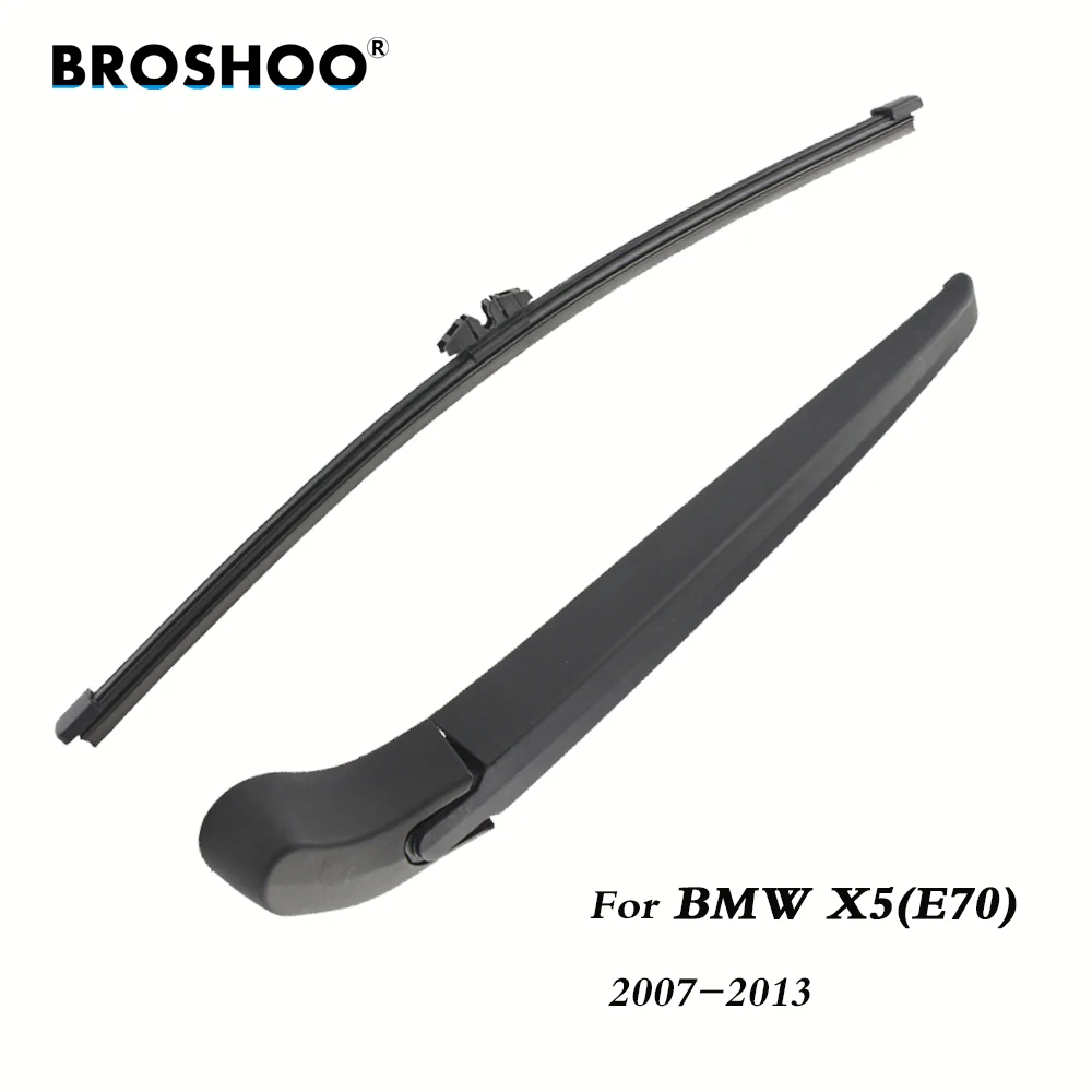

BROSHOO Car Rear Wiper Blades Back Windscreen Wiper Arm For BMW X5(E70) Hatchback (2007-2013) 380mm,Windshield Auto Styling