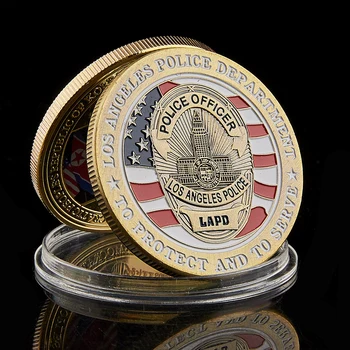 

Los Angeles Police Department LAPD Officer Saint Michael Patron Saint Of Law Enforcement Commemorative Coin