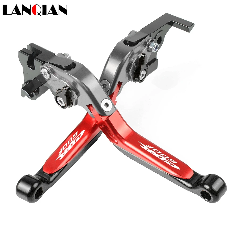 

Motorcycle Accessories CNC Adjustable Brake Clutch Levers With LOGO For HONDA CBR600F CBR 600F 1991 1992 1993 1994 1995-2007